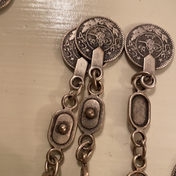 Festival Lapis and Pewter Coin Belt - Picture 5 of 6